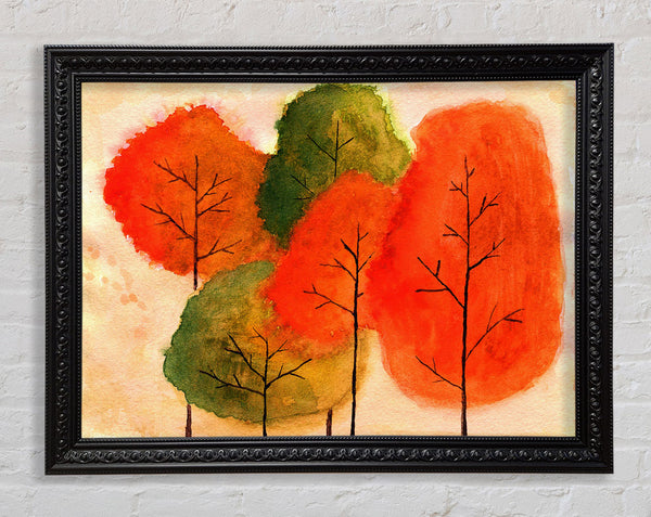 Autumn Trees 1 Framed Print