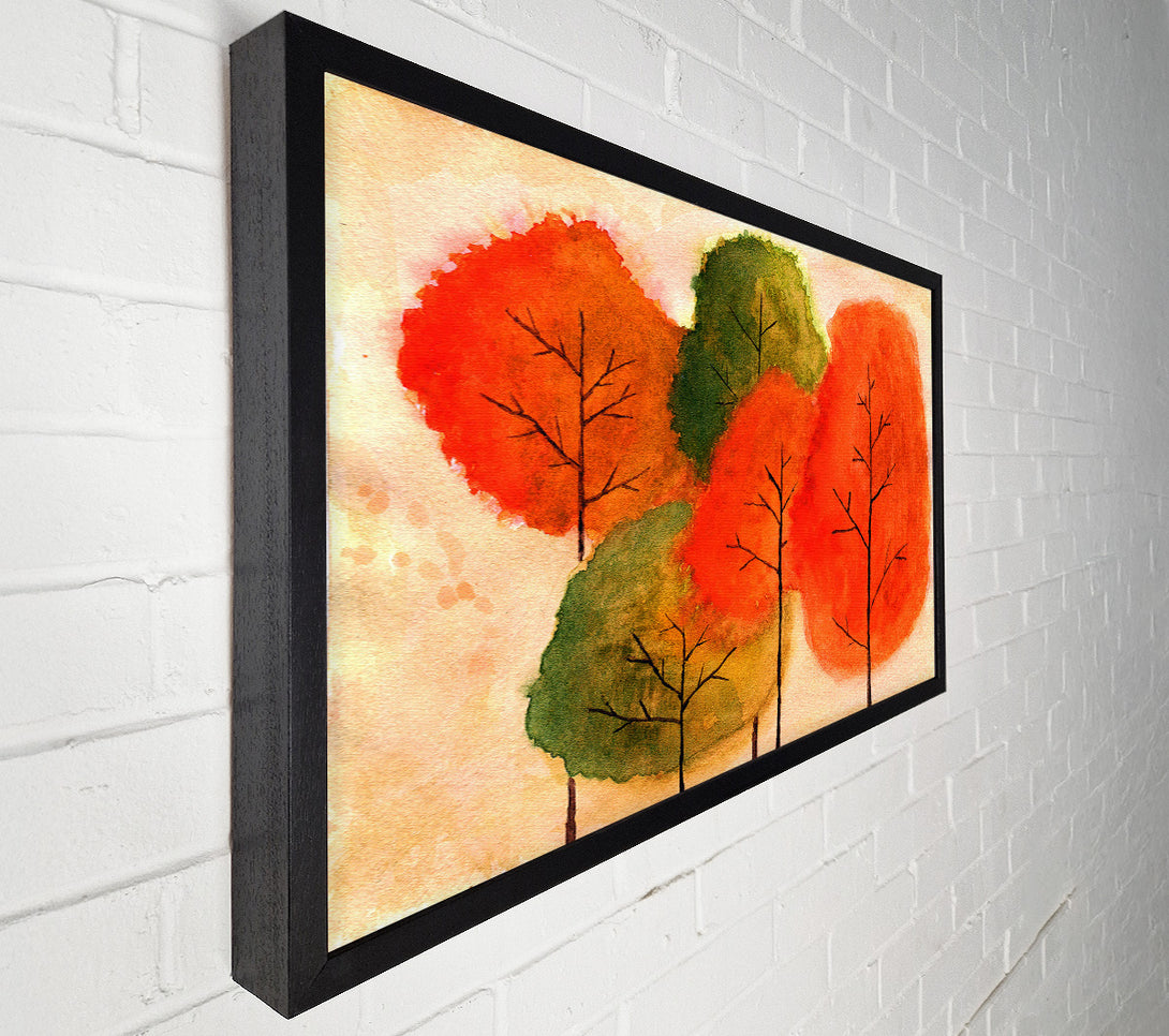  A Canvas Print of Autumn Trees 1 Canvas Wall Art
