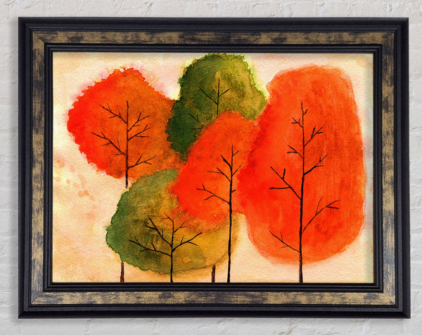 Autumn Trees 1 Framed Print