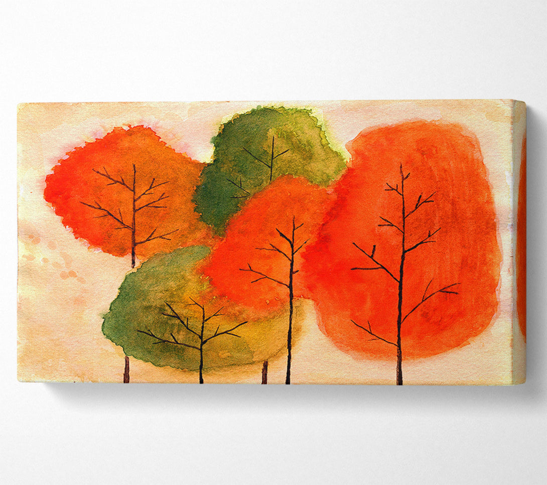  A Canvas Print of Autumn Trees 1 Canvas Wall Art