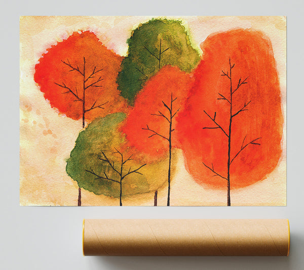 Autumn Trees 1 Print