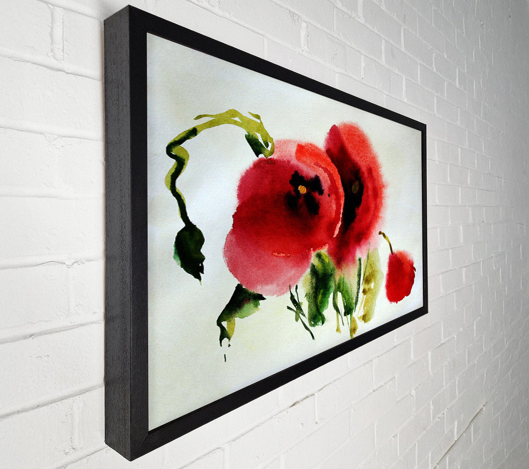  A Canvas Print of Poppy Vision Canvas Art