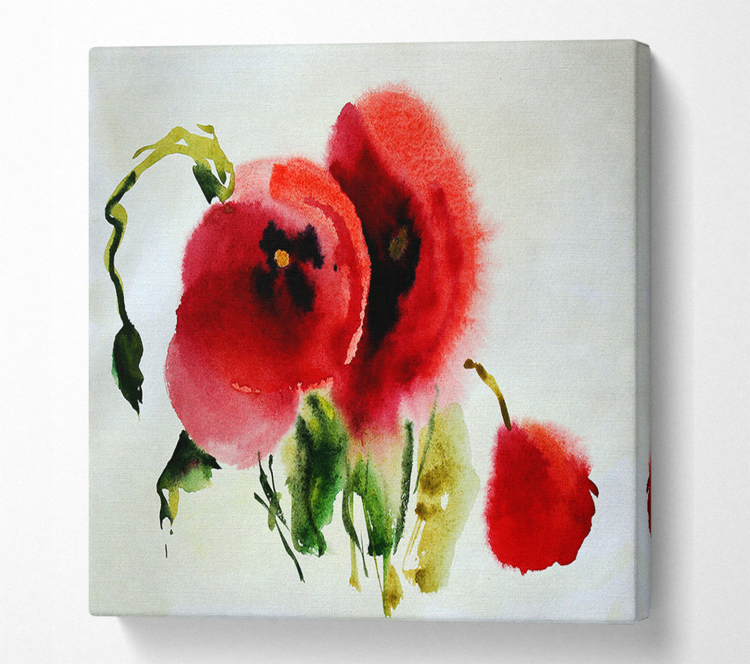  A Canvas Print of Poppy Vision Canvas Art