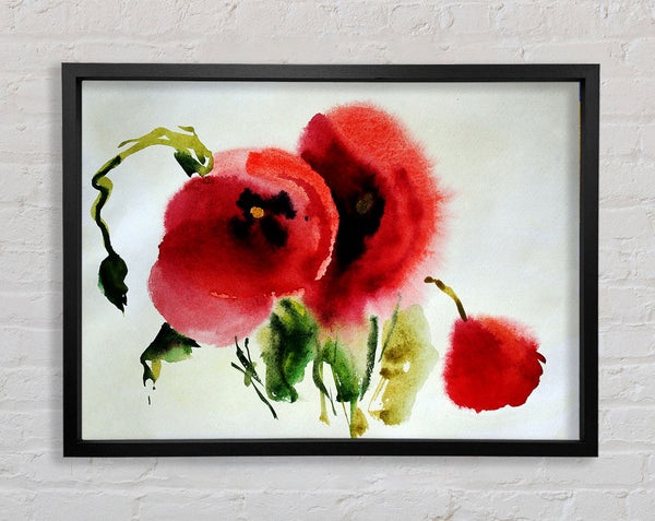 Poppy Vision Framed Print
