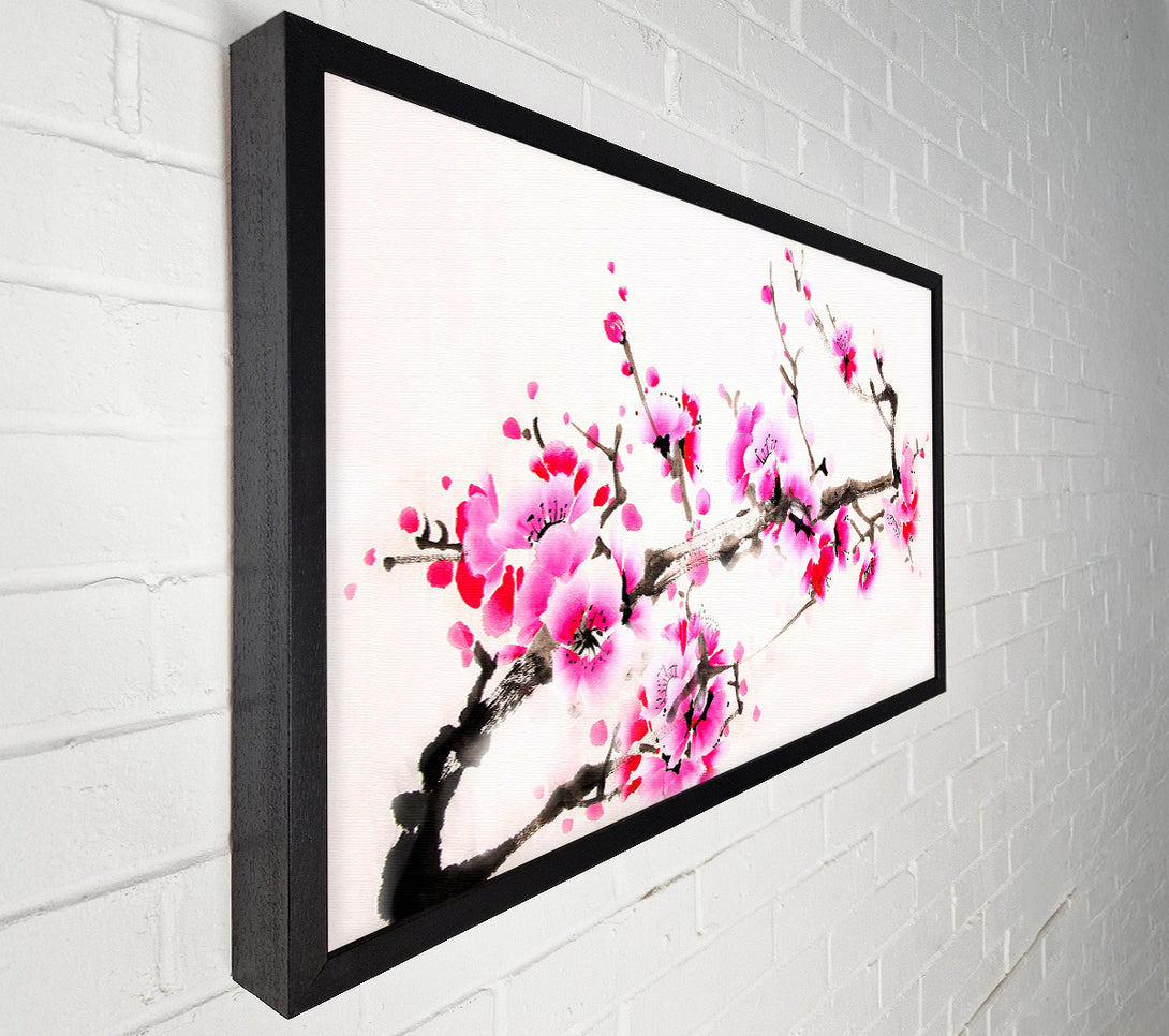  A Canvas Print of Cherry Tree Painting Canvas Print