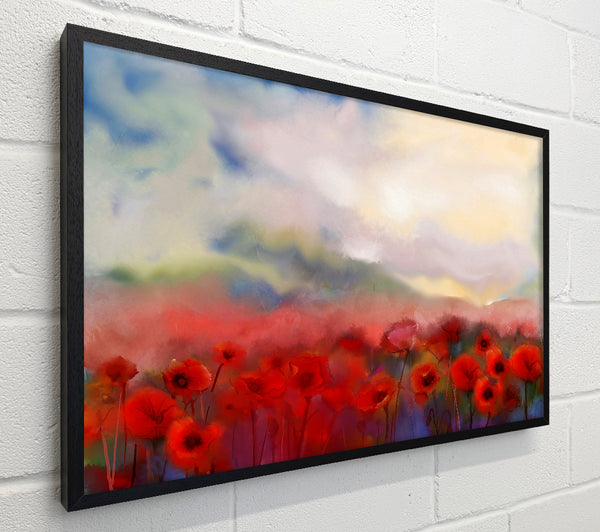 Poppy Field Abstract
