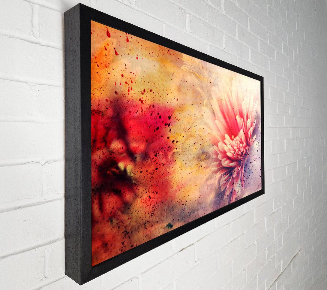  A Canvas Print of Pink Splash Canvas Print