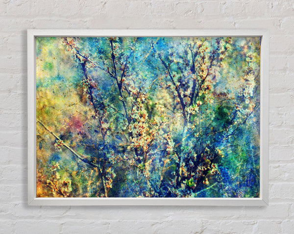Cherry Tree Illusion Framed Print