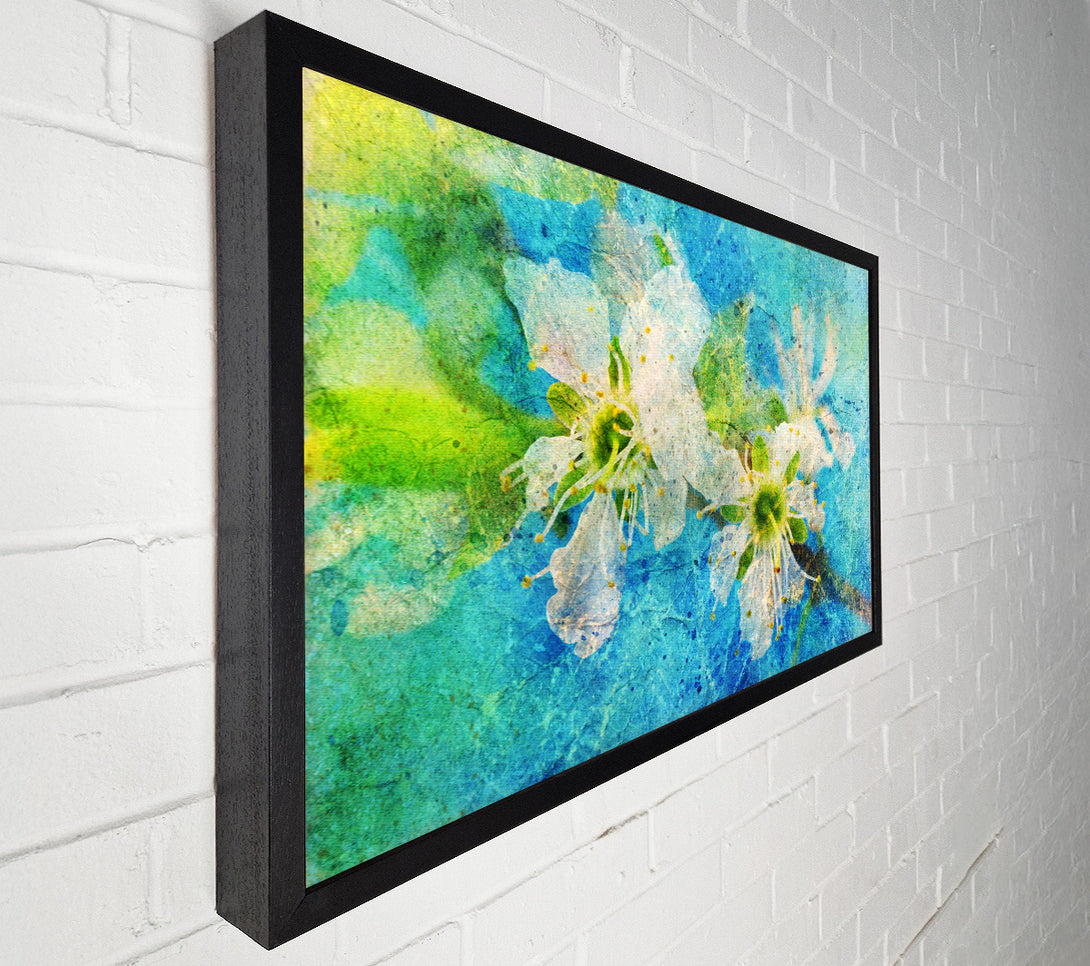  A Canvas Print of Cherry Apple Blossom Canvas Wall Art