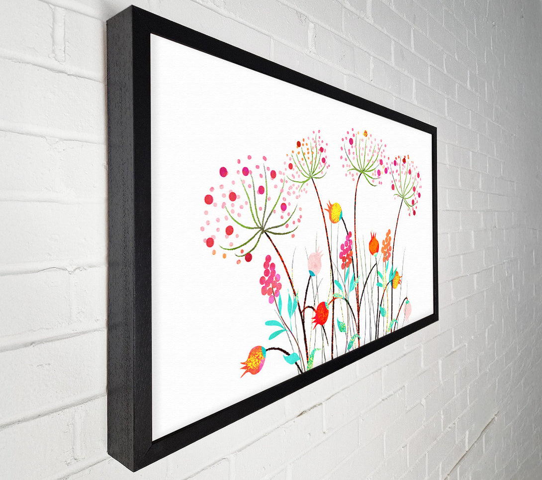  A Canvas Print of Wild Flower Colours Canvas Art