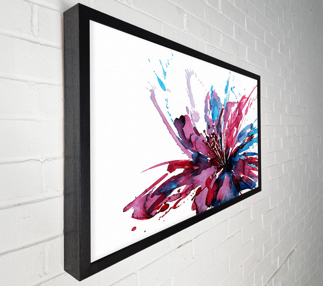  A Canvas Print of Lily Splash Canvas Art