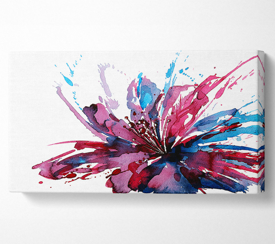  A Canvas Print of Lily Splash Canvas Art