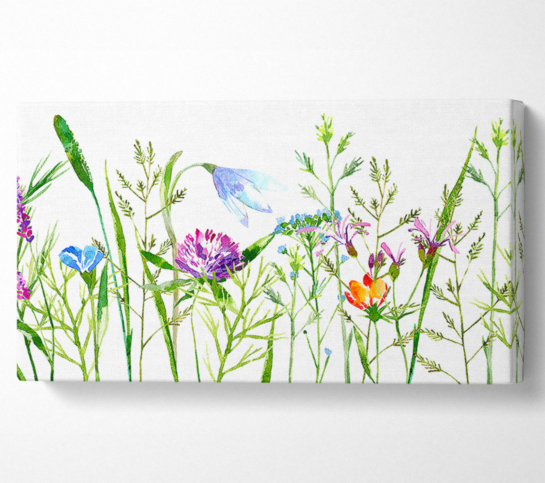  A Canvas Print of English Garden Canvas Print