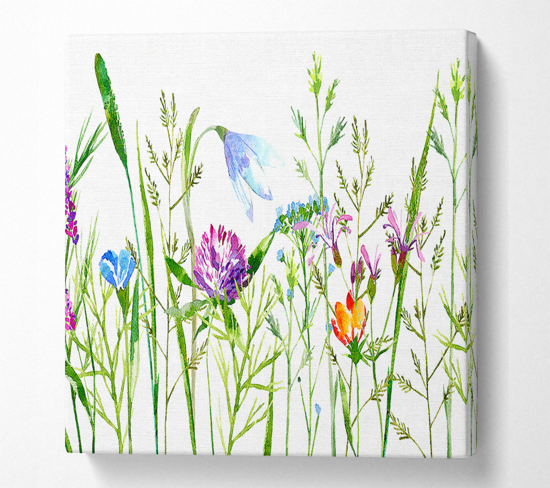  A Canvas Print of English Garden Canvas Print
