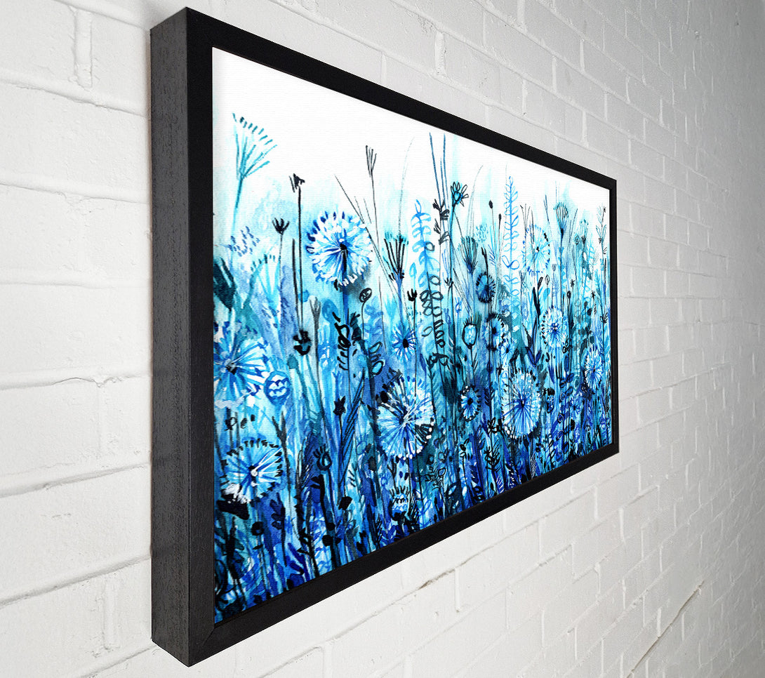  A Canvas Print of Garden Blues Canvas Print