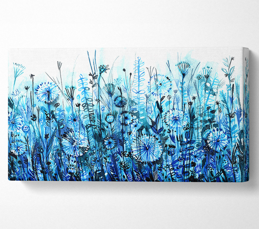  A Canvas Print of Garden Blues Canvas Print