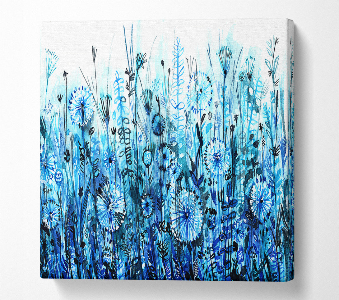  A Canvas Print of Garden Blues Canvas Print