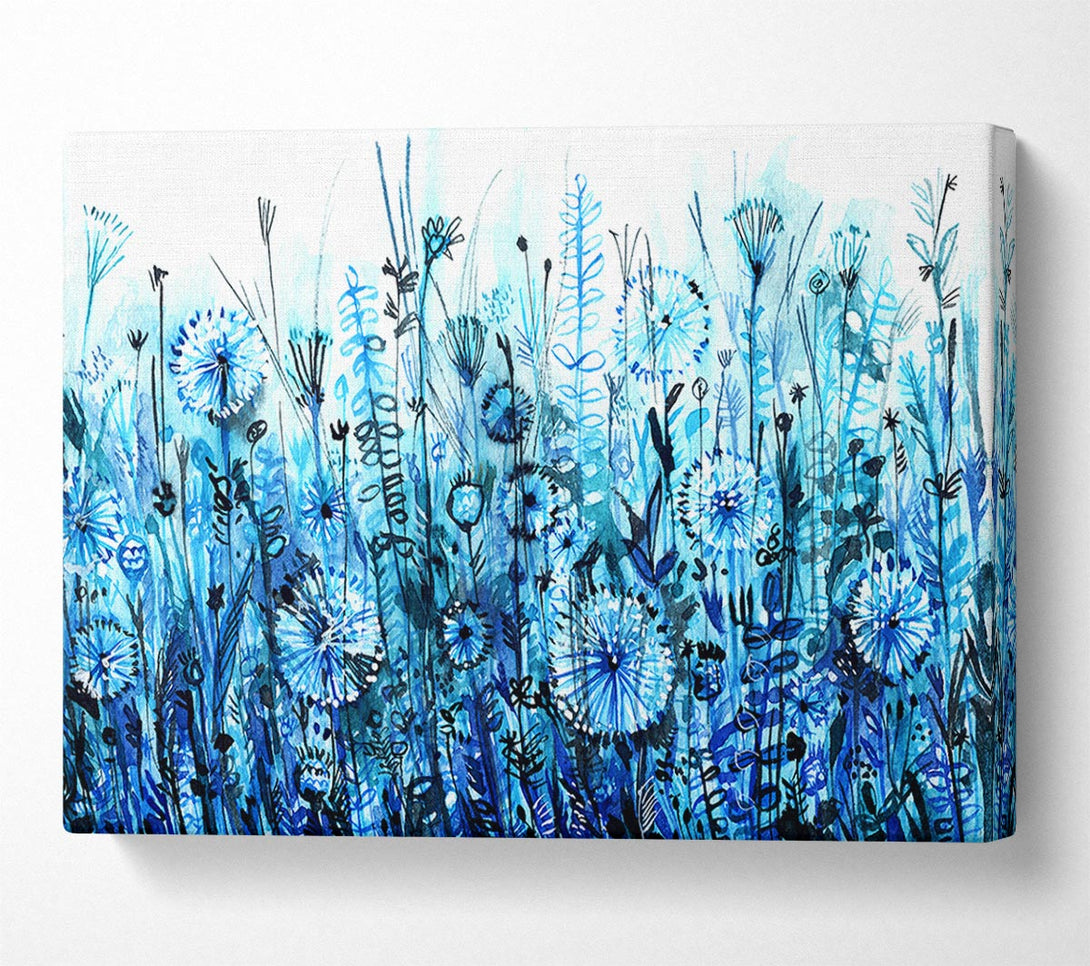  A Canvas Print of Garden Blues Canvas Print