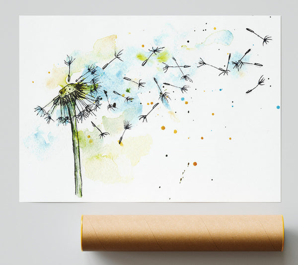 Dandelion Breeze Giclee Print