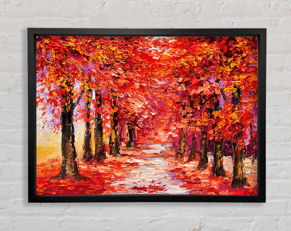 Red Delight Framed Print