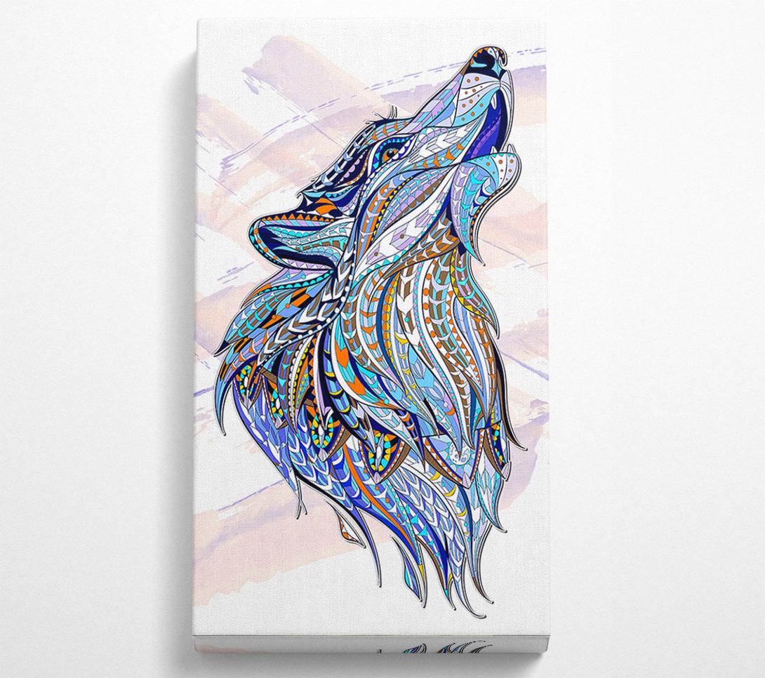  A Canvas Print of Howling Wolf Canvas Wall Art