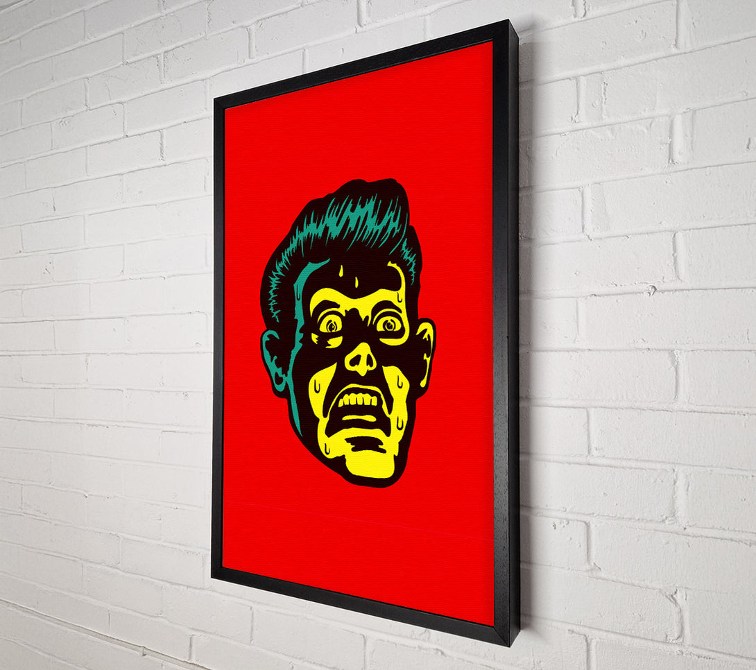  A Canvas Print of Face Of Horror Canvas Art