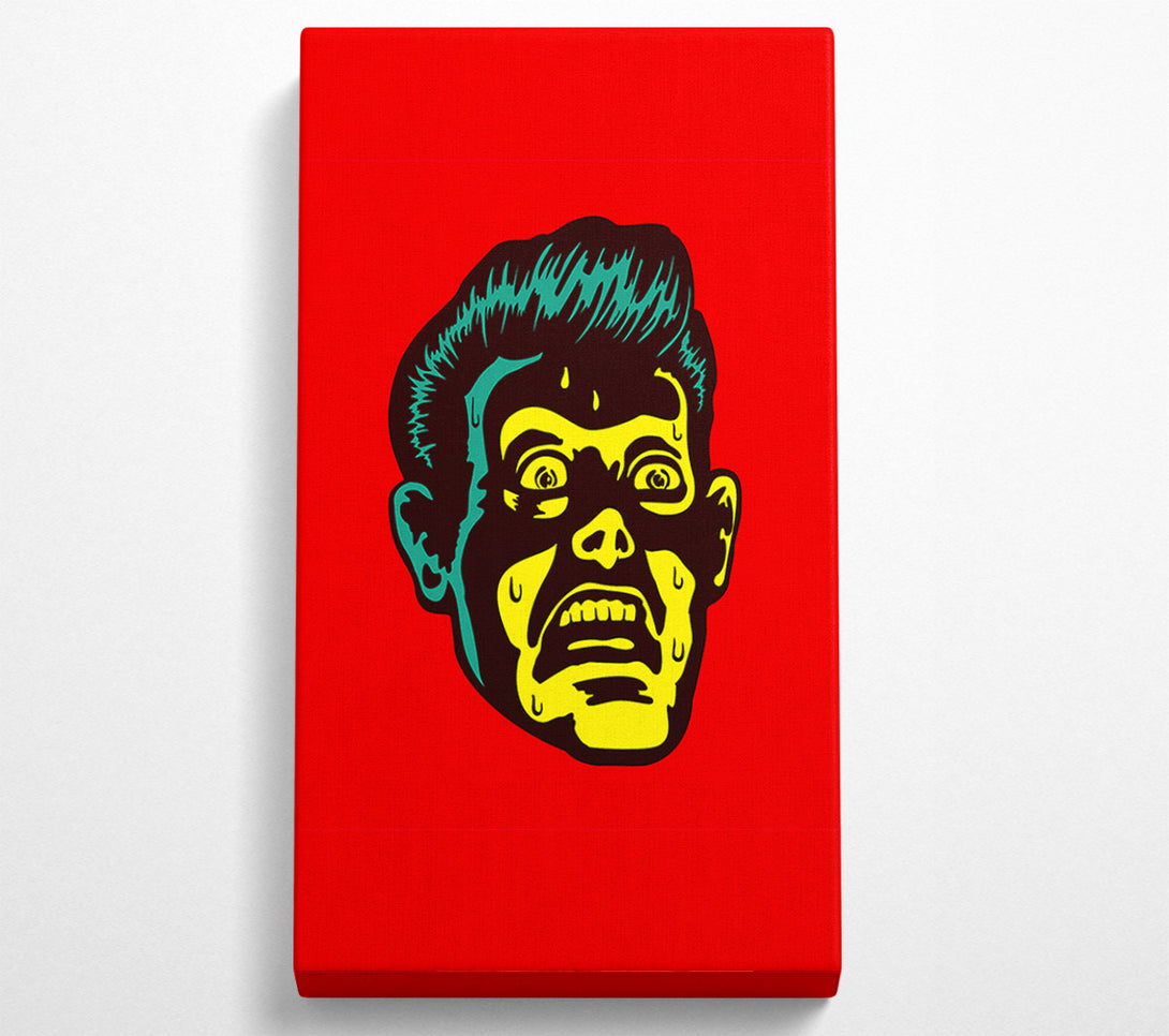  A Canvas Print of Face Of Horror Canvas Art
