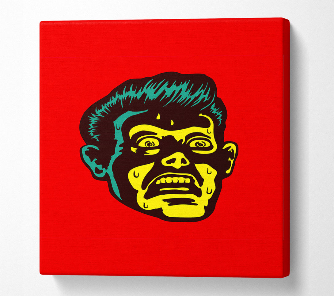  A Canvas Print of Face Of Horror Canvas Art