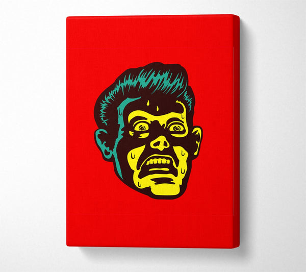  A Canvas Print of Face Of Horror Canvas Art