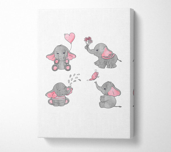  A Canvas Print of Elephant Fun Canvas Art