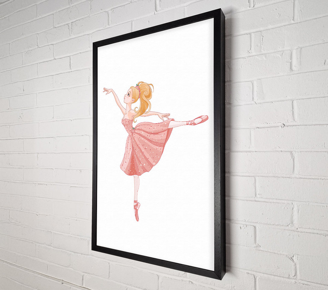  A Canvas Print of Elegant Ballerina Canvas Wall Art