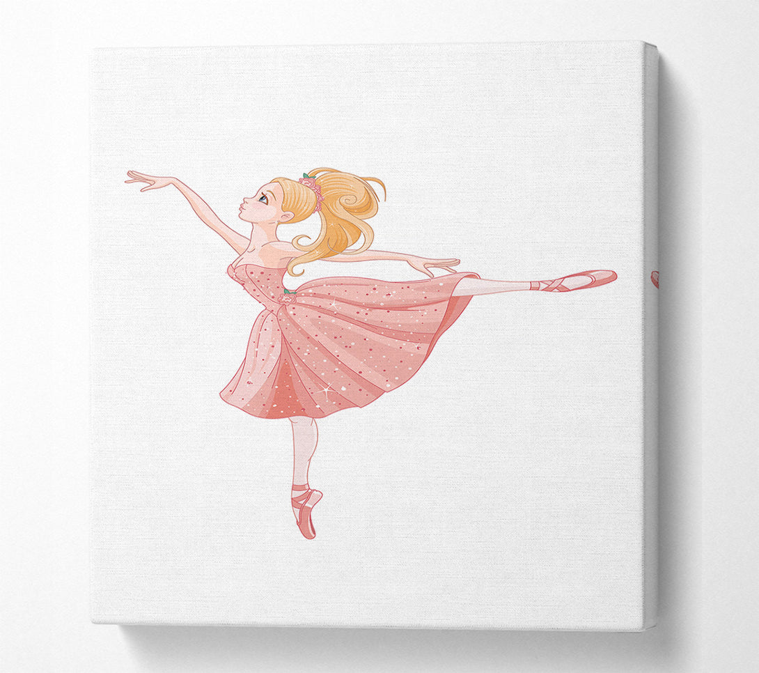  A Canvas Print of Elegant Ballerina Canvas Wall Art