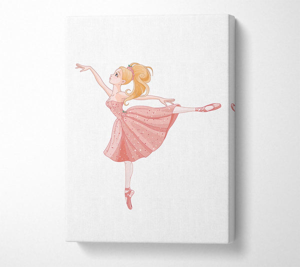  A Canvas Print of Elegant Ballerina Canvas Wall Art