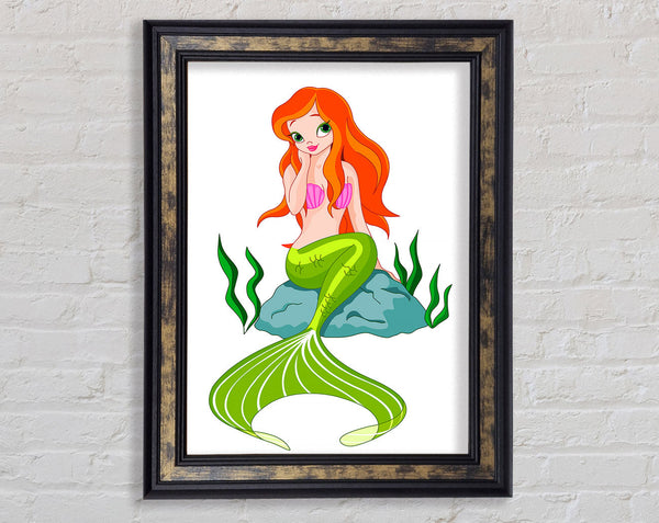 Mermaid Beauty Framed Print