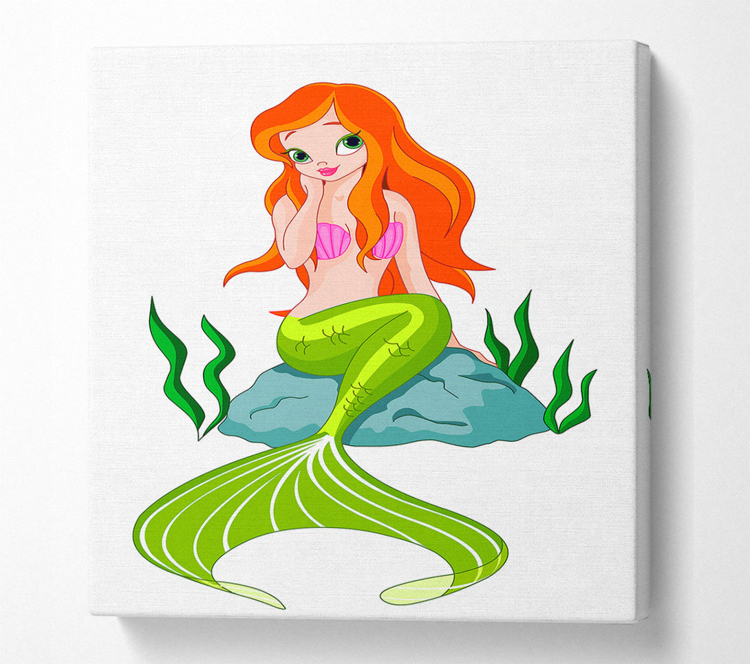  A Canvas Print of Mermaid Beauty Canvas Wall Art