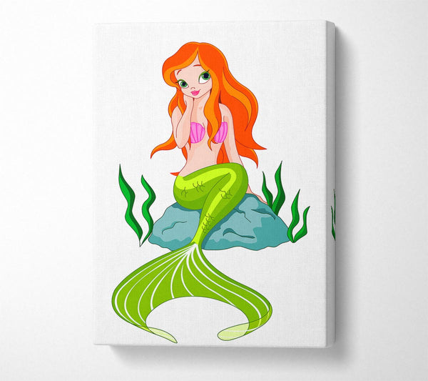  A Canvas Print of Mermaid Beauty Canvas Wall Art