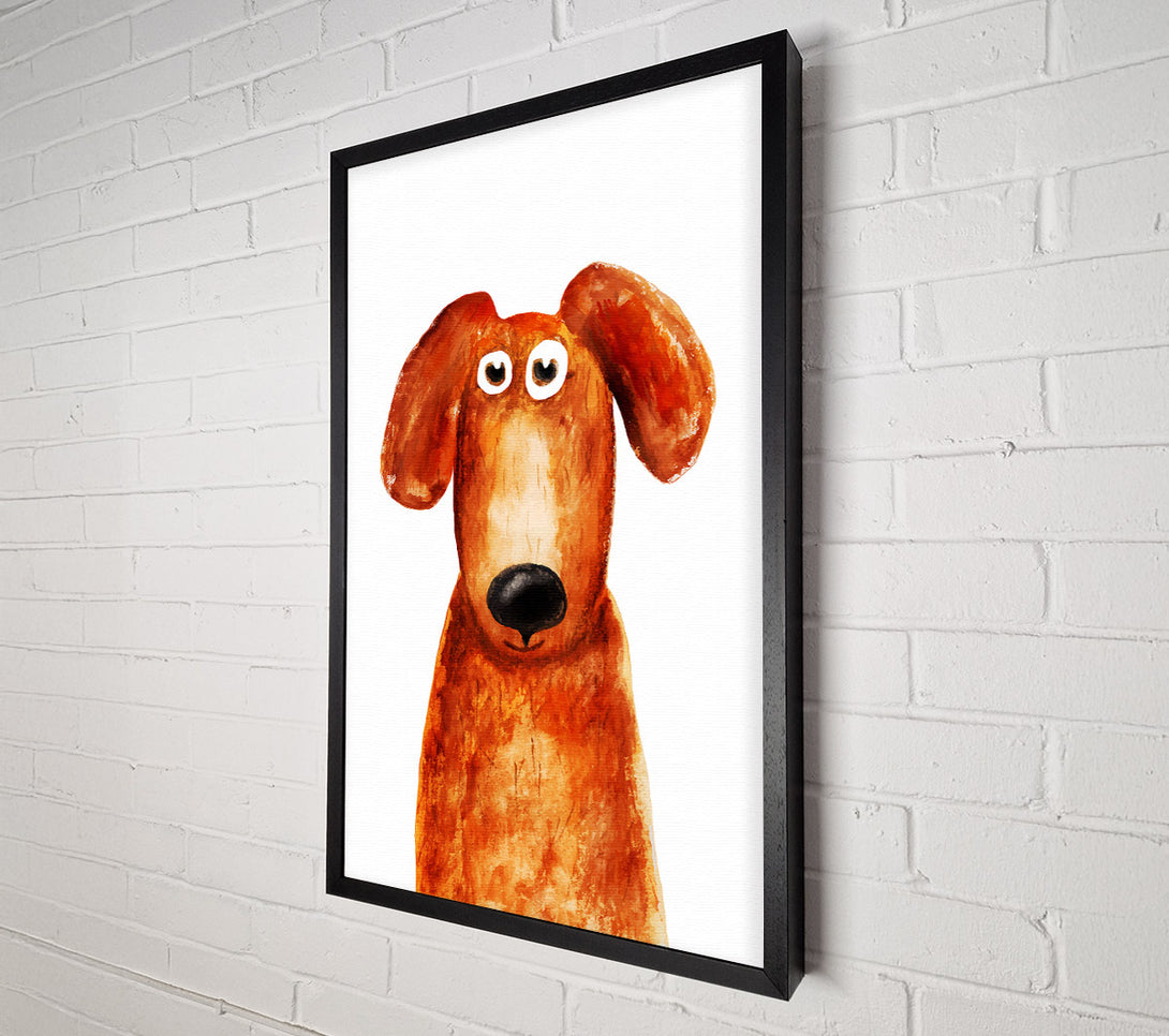  A Canvas Print of Dog Love 1 Canvas Wall Art