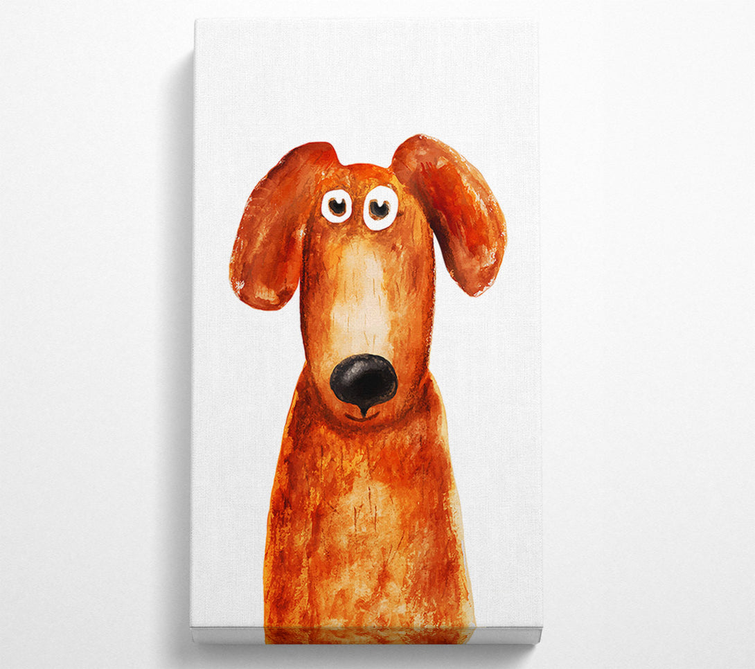  A Canvas Print of Dog Love 1 Canvas Wall Art