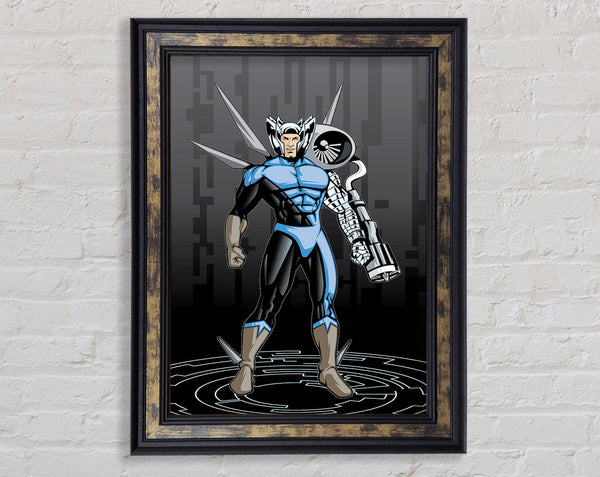 Superhero 5 Framed Print