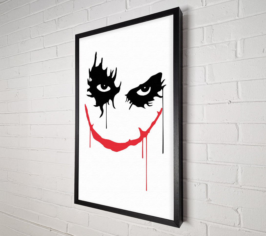  A Canvas Print of Joker Face Canvas Print