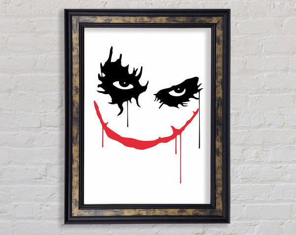 Joker Face Framed Print