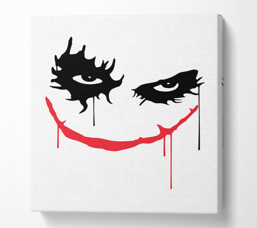  A Canvas Print of Joker Face Canvas Print