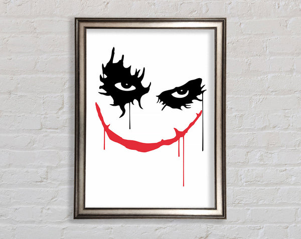 Joker Face Framed Print