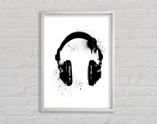 Headphone Funk Framed Print