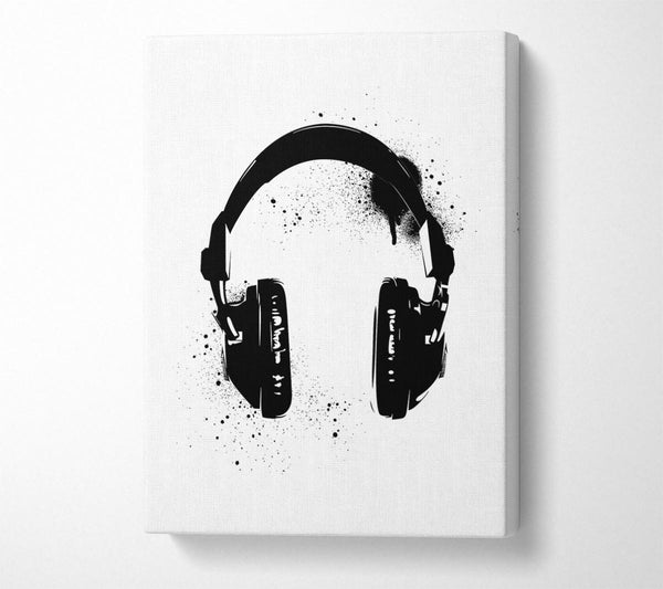  A Canvas Print of Headphone Funk Canvas Print