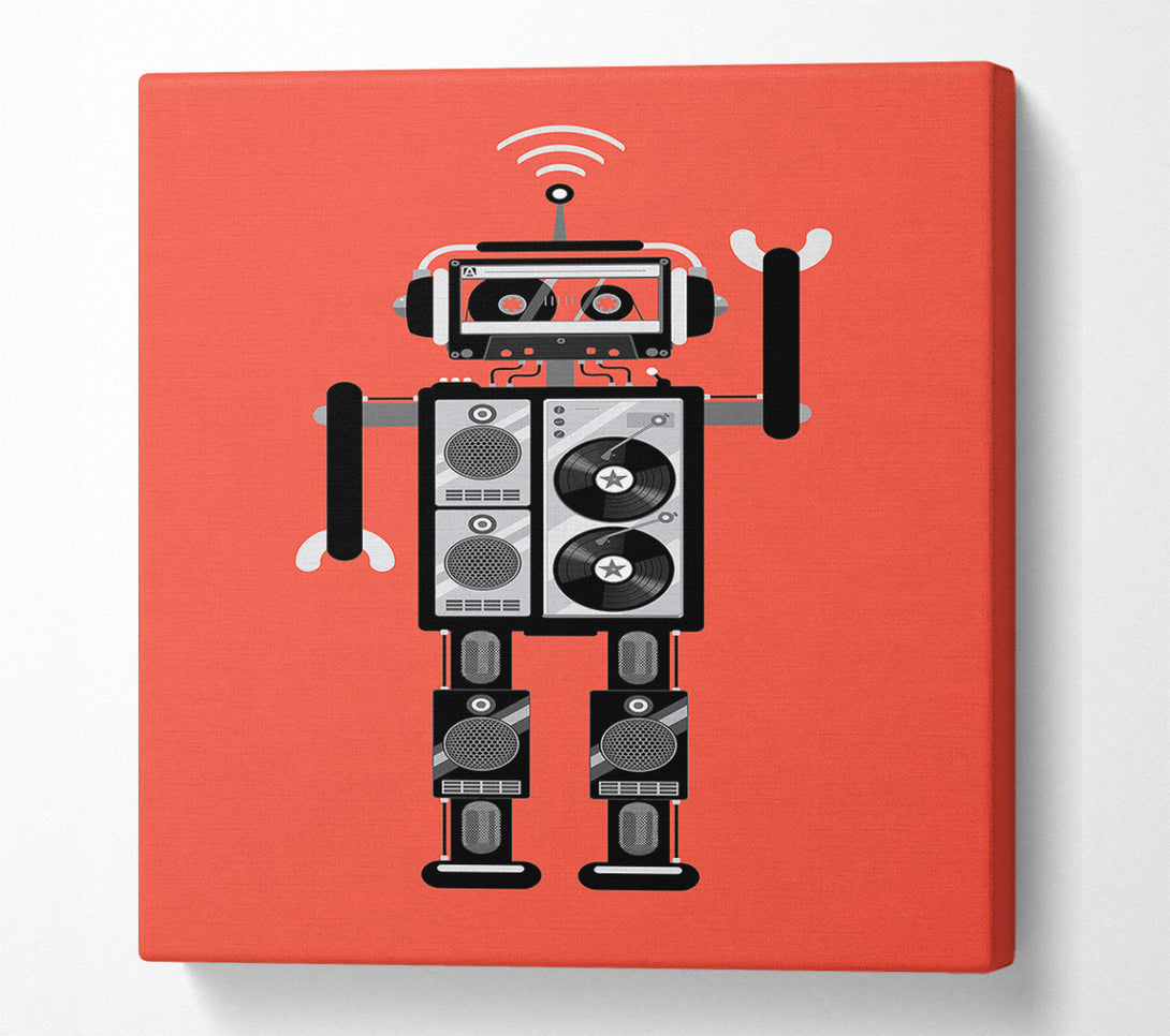  A Canvas Print of Robot Dance Canvas Art