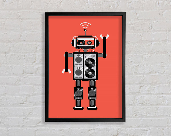 Robot Dance Framed Print