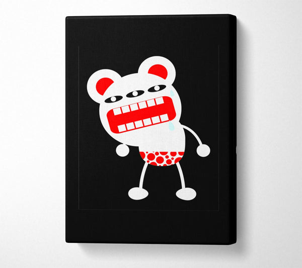  A Canvas Print of Angry Monster Mouth Canvas Art