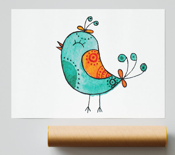 Cute Bird Giclee Print