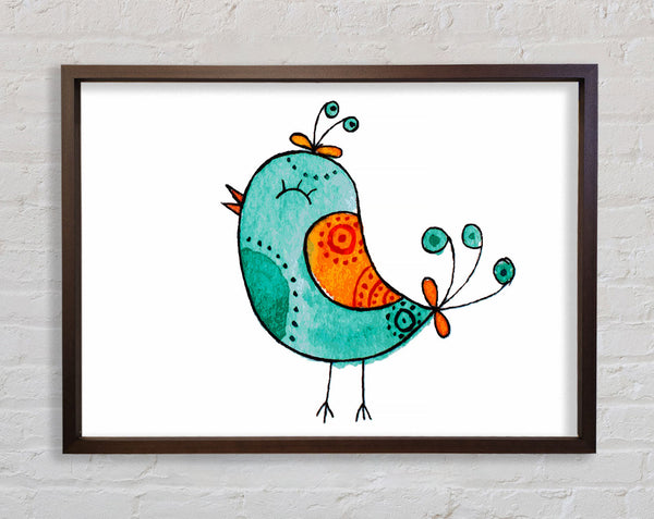 Cute Bird Framed Print